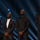 Carmelo Anthony, Chris Paul, Dwyane Wade and LeBron James onstage at the ESPYS on July 13, 2016
Twitter